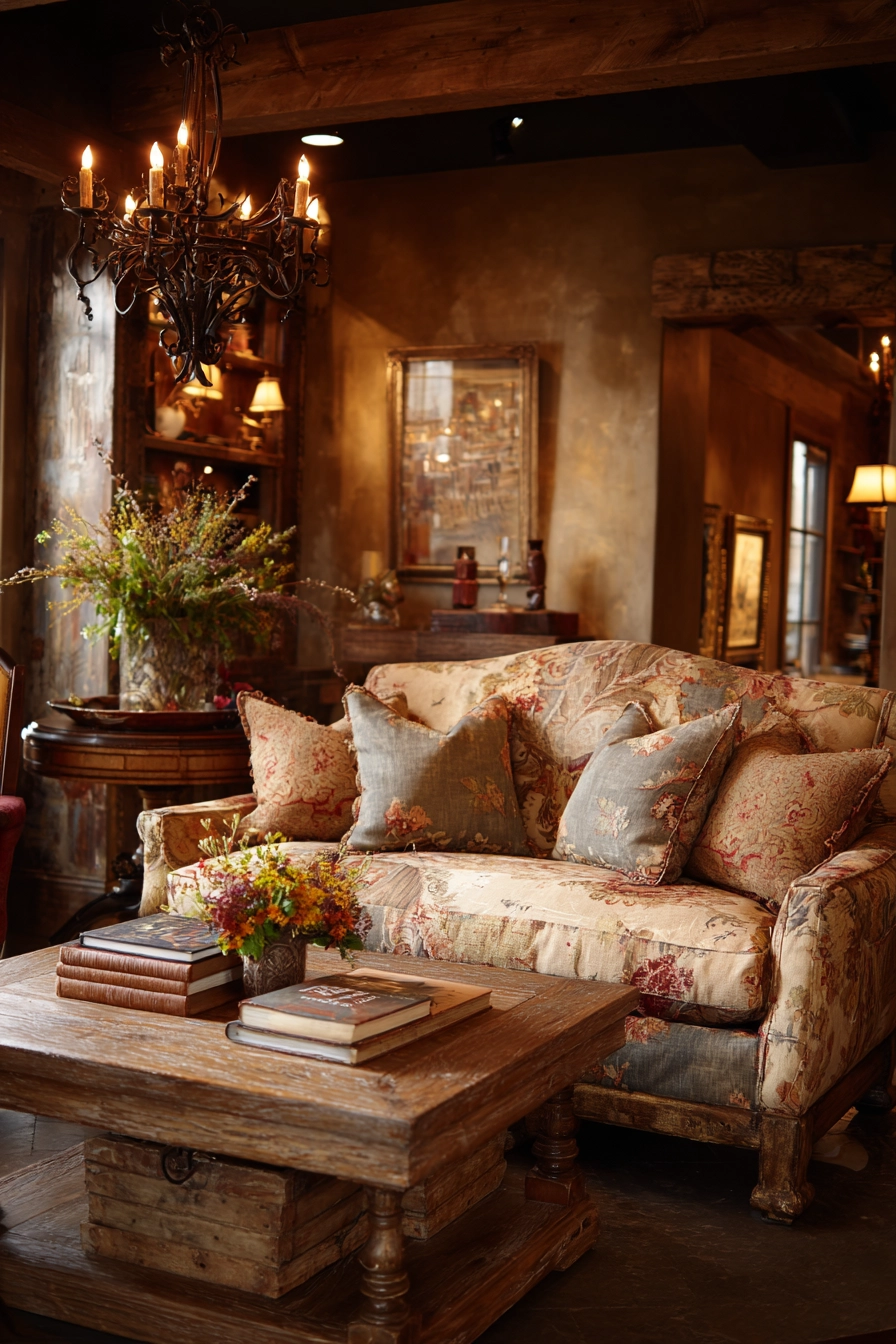 rustic living room ideas 32