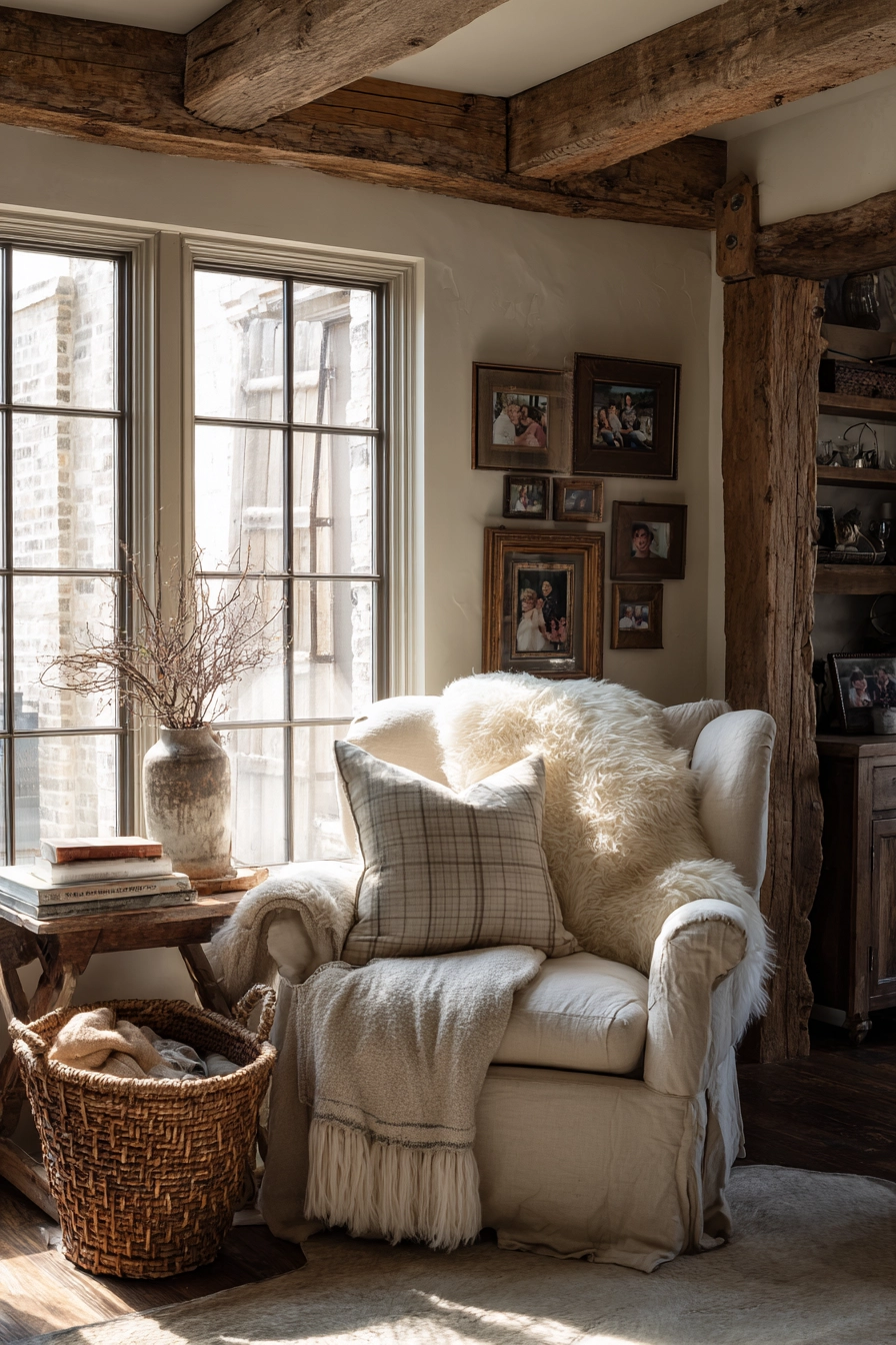 rustic living room ideas 38