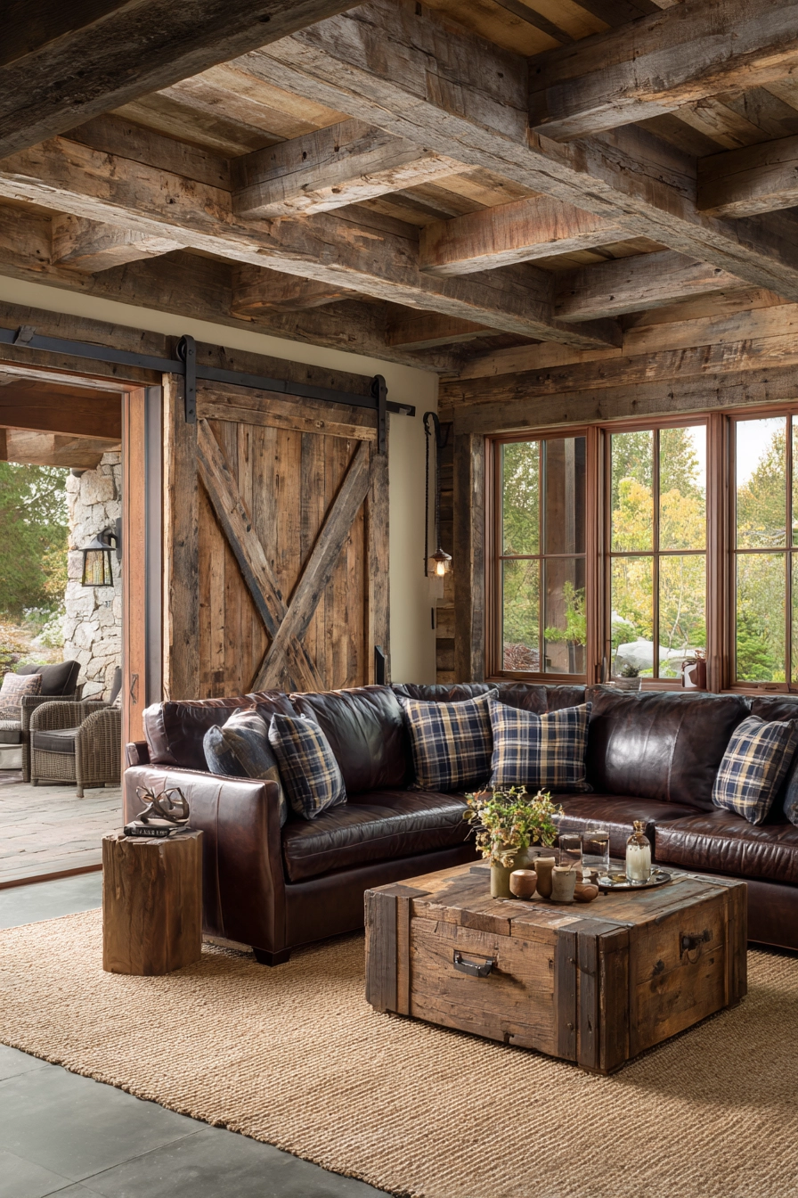rustic living room ideas 6