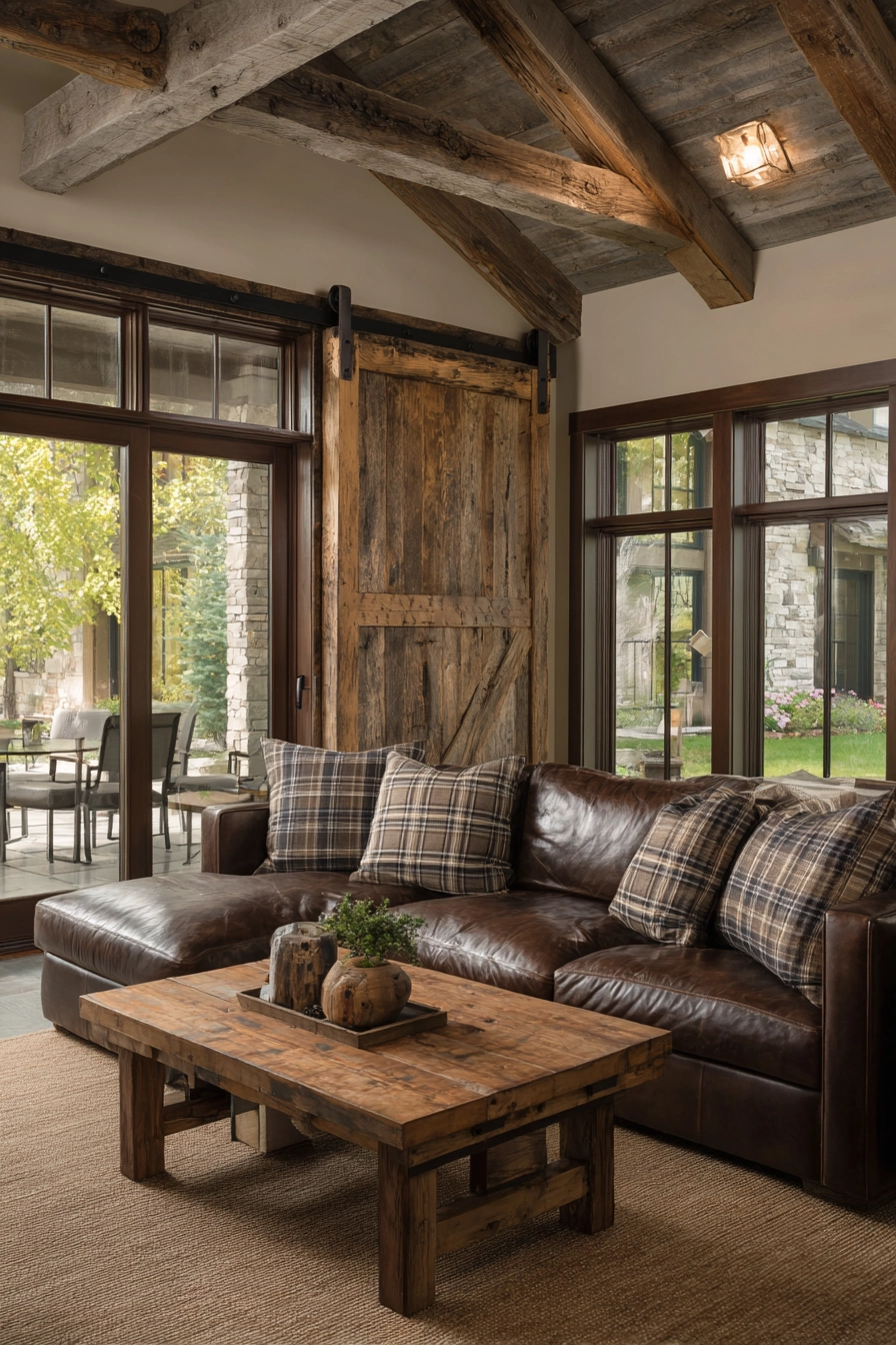 rustic living room ideas 8