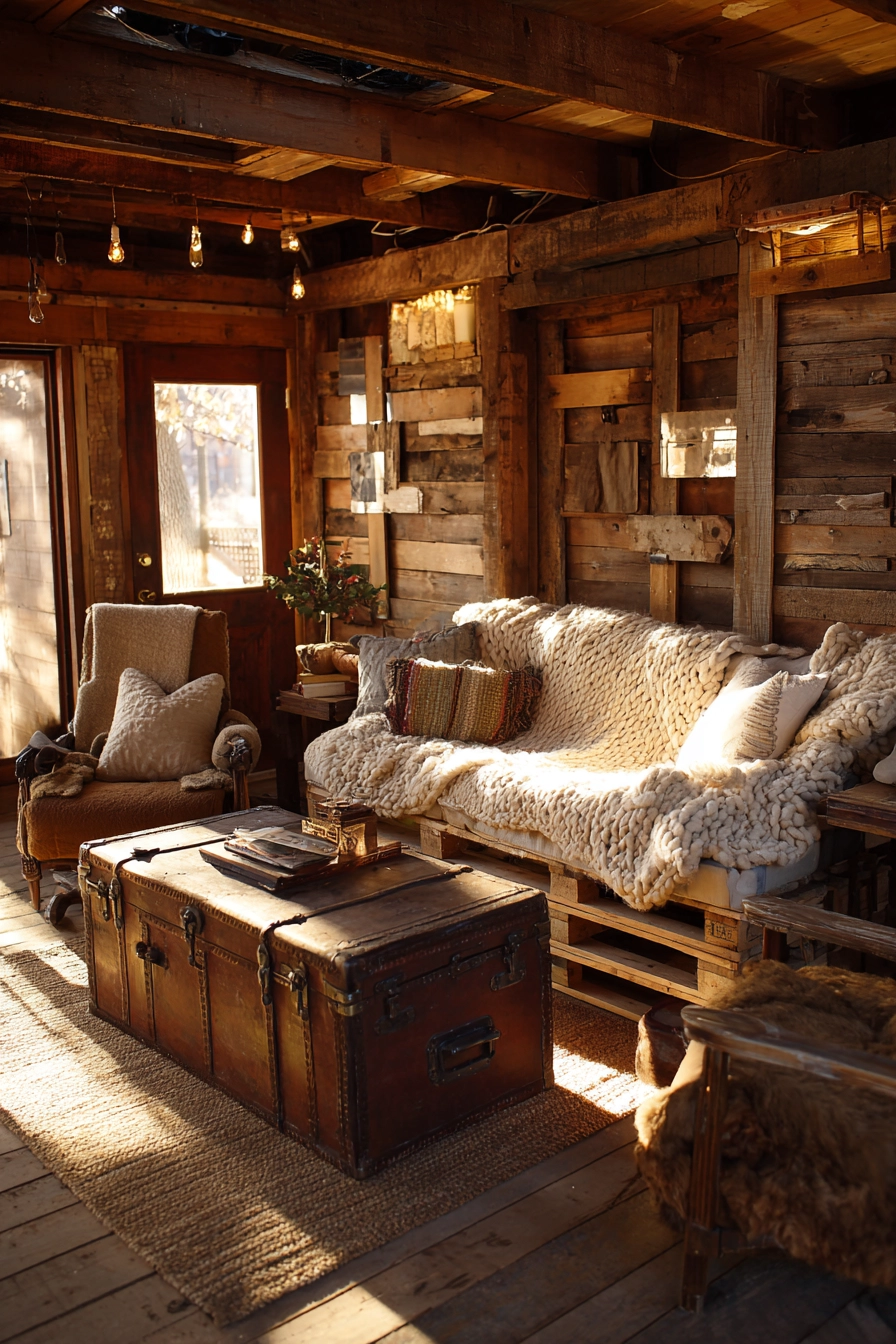 rustic living room ideas 9