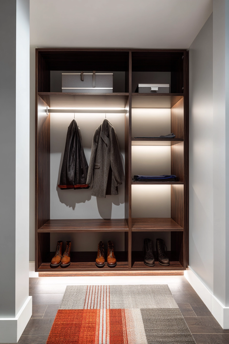 small coat closet ideas 33