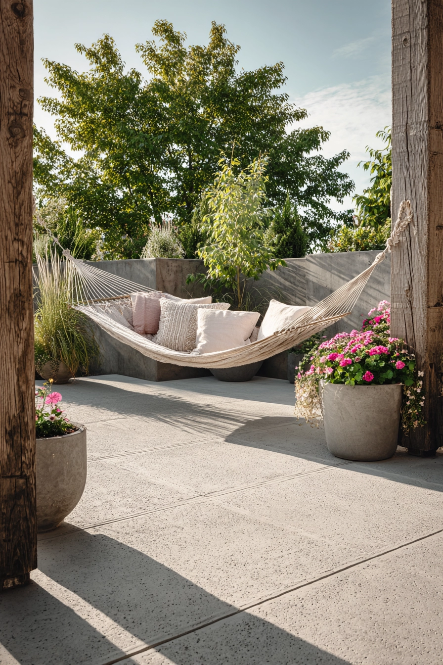 small concrete patio ideas 22