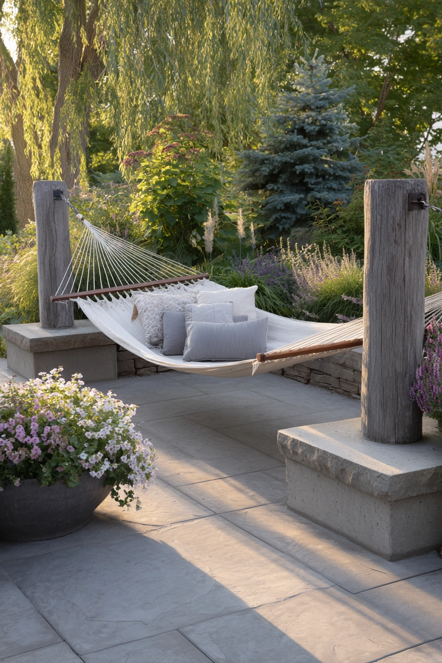 small concrete patio ideas 23