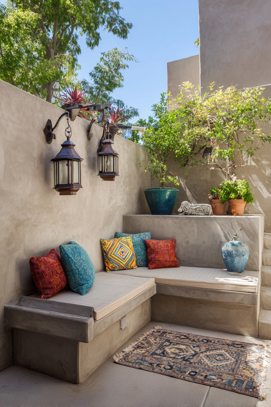 small concrete patio ideas 30