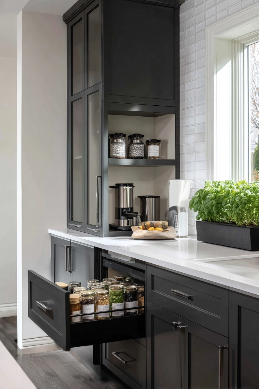 small kitchen organization ideas 37