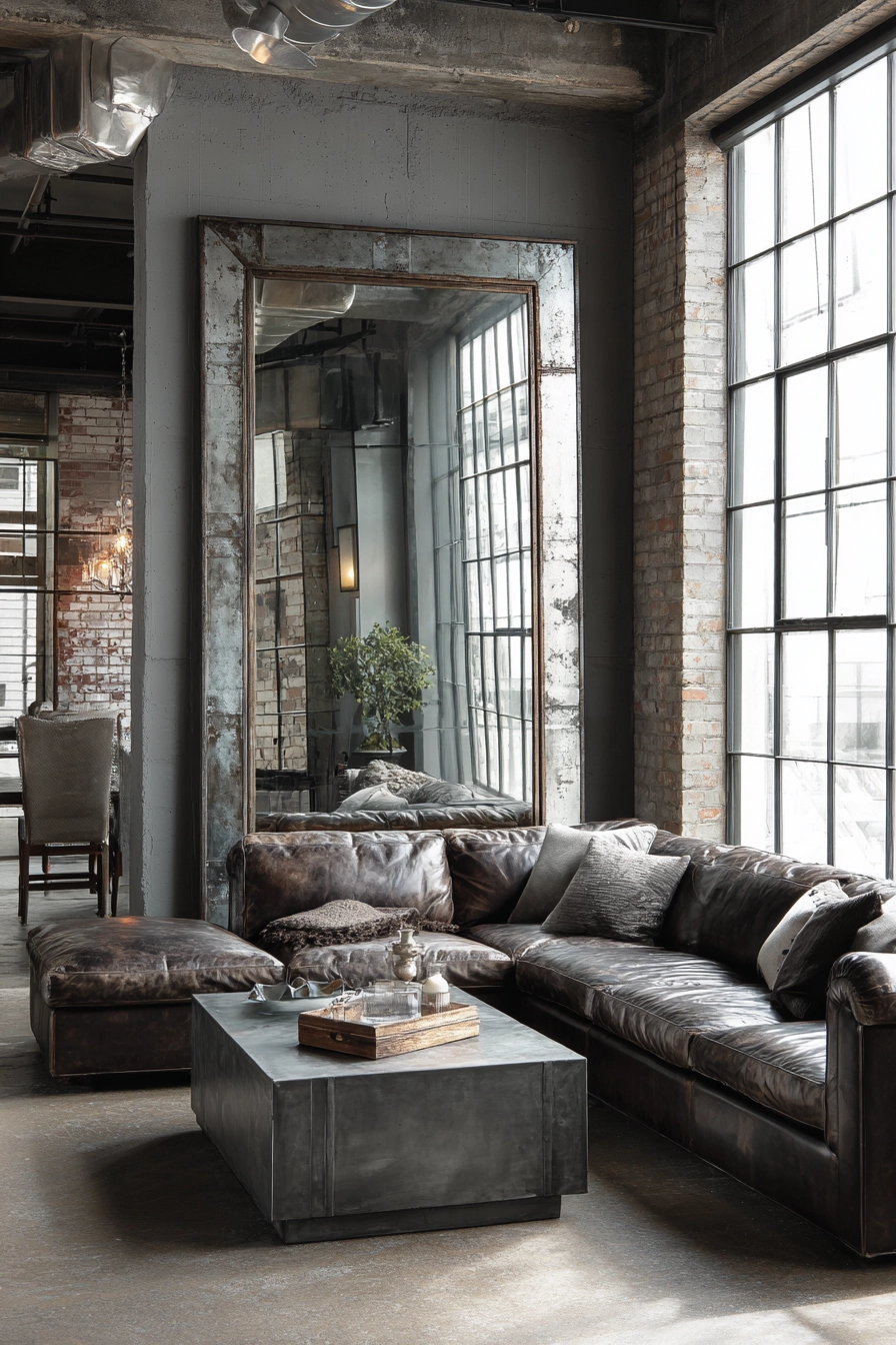 wall mirror ideas living room 24