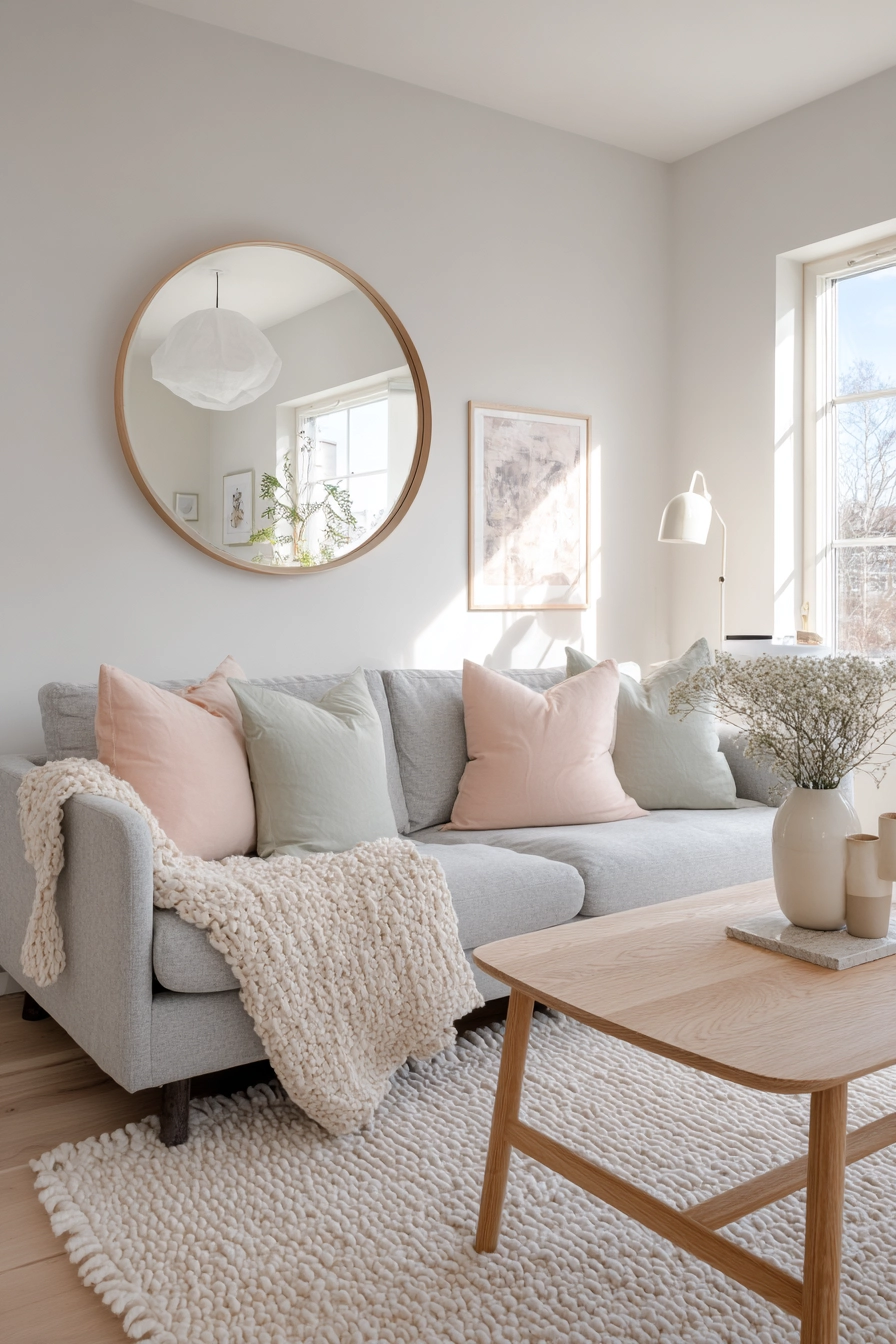 wall mirror ideas living room 25