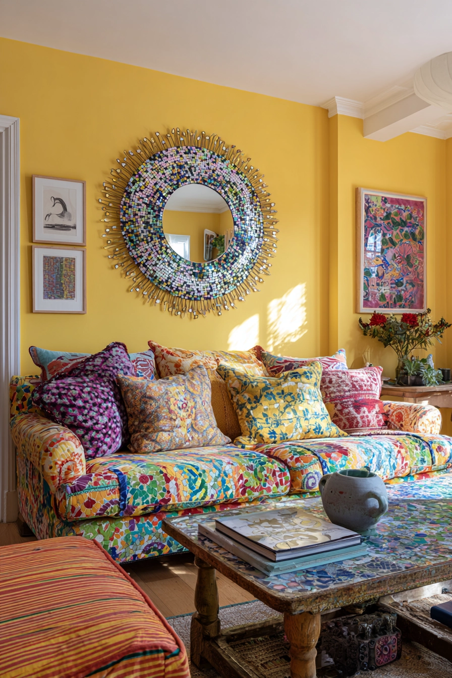 wall mirror ideas living room 32