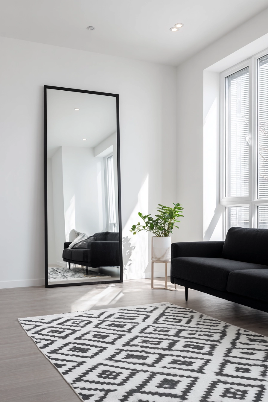 wall mirror ideas living room 34