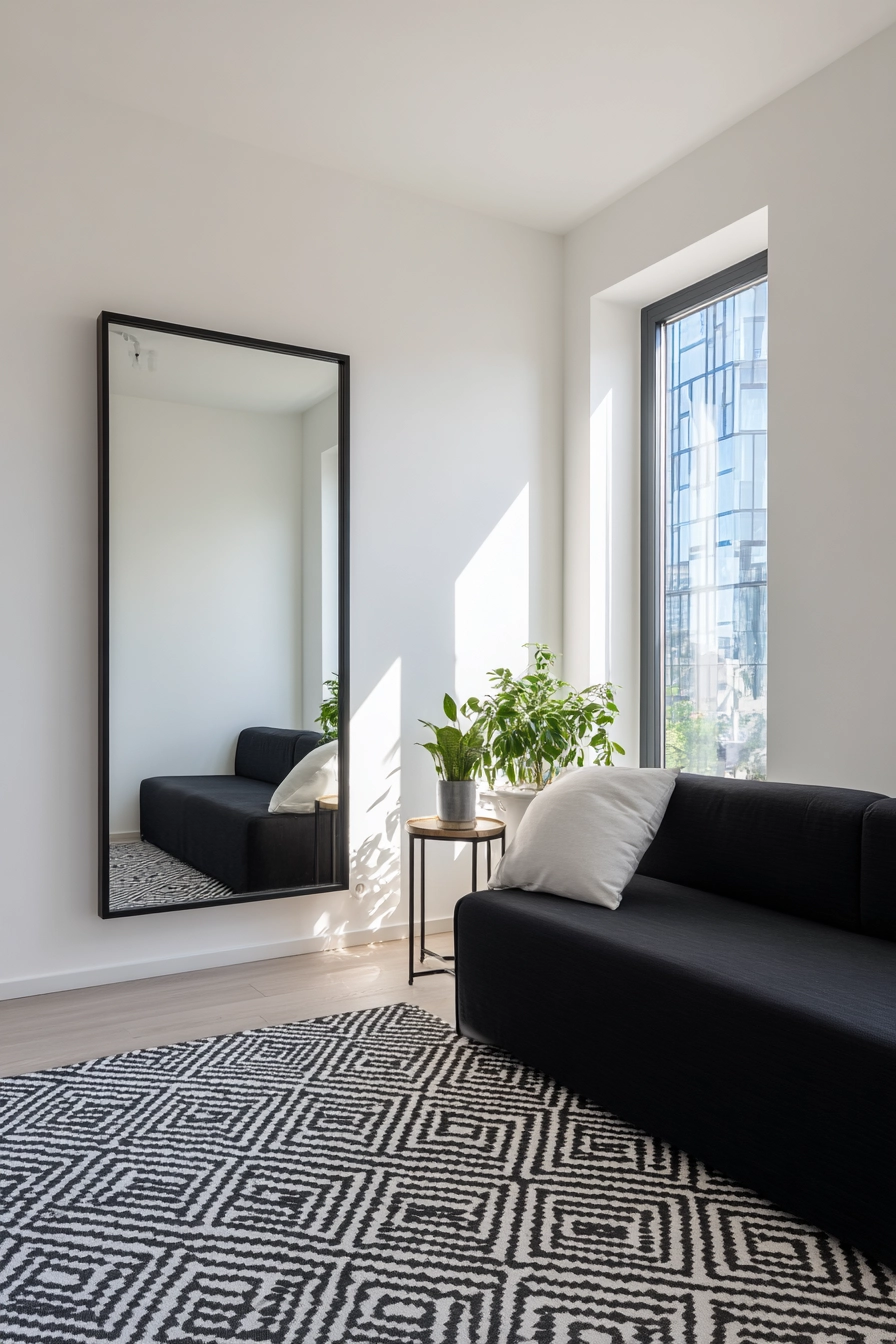 wall mirror ideas living room 36